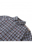 Baby Zeno Checkered Woven Workshirt with Fine Corduroy Combination