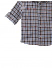 Baby Zeno Checkered Woven Workshirt with Fine Corduroy Combination