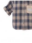 Baby Mauro Plaid Shirt with Micro Fleece Contrast P