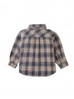 Baby Mauro Plaid Shirt with Micro Fleece Contrast P