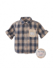 Baby Mauro Plaid Shirt with Micro Fleece Contrast P