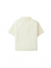 Baby Tadashi Geometric Eyelet Camp Collar Shirt