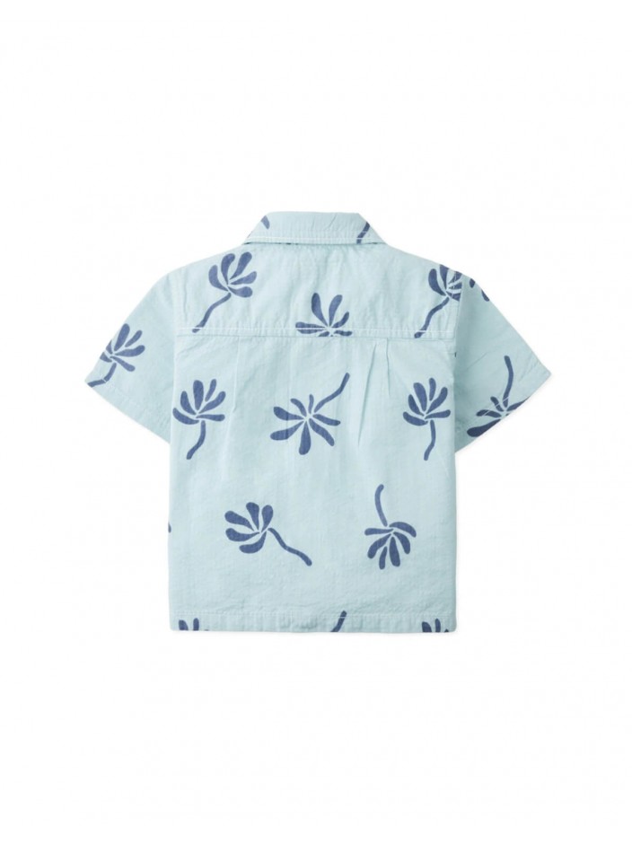 Baby Takumi Abstract Floral Seersucker Camp Shirt