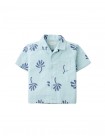 Baby Takumi Abstract Floral Seersucker Camp Shirt