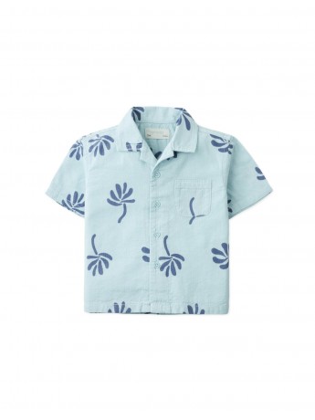 Baby Takumi Abstract Floral Seersucker Camp Shirt