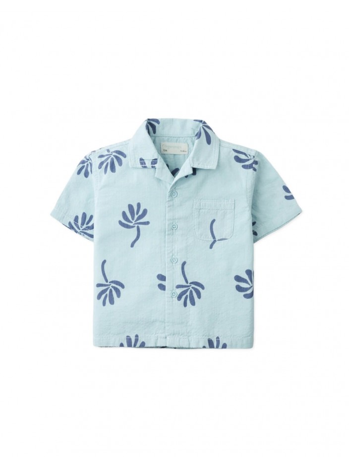 Baby Takumi Abstract Floral Seersucker Camp Shirt