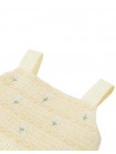 Kaia Smocked Peplum Top with Daisy Embroidery