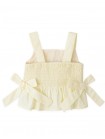 Kaia Smocked Peplum Top with Daisy Embroidery