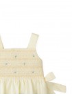 Kaia Smocked Peplum Top with Daisy Embroidery