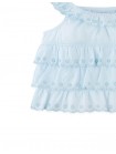 Bridgette Scalloped Eyelet Blouse with Ruffle Sleeves