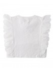 Joanne Boxy Top with Ruffle Eyelet Sleeves
