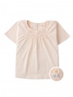 Andrea Smocked Flutter Sleeve Top with Daisy Embroidery