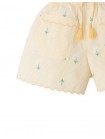 Phoebe Shorts with Daisy Embroidery