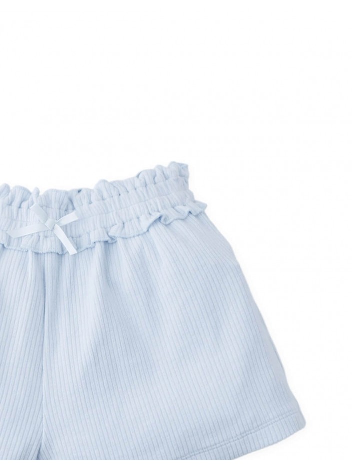 Nica Pointelle Shorts with Smocked Wa