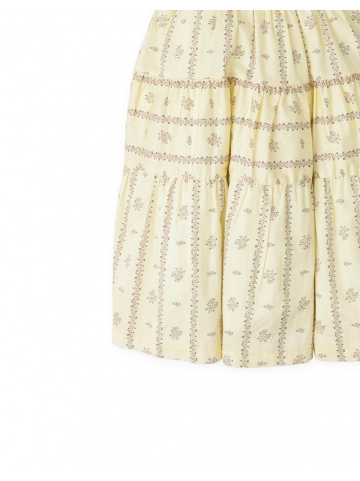 Mabel Floral Tiered Midi Dress