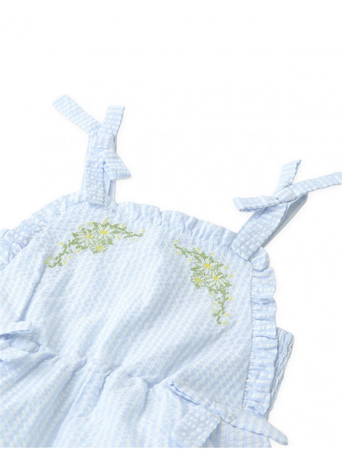 Florence Striped Apron Playsuit