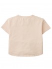 Shea Curved Hem Graphic Tee in Scooter Bunny