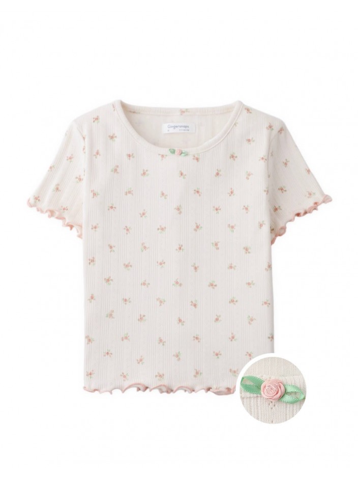 Tess Floral Pointelle Shi