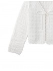 Maeve Pointelle Knit Cardigan with Bell Sleeves