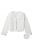 Maeve Pointelle Knit Cardigan with Bell Sleeves