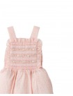 Delphine Smocked Apron Dress with Hand Embroidery