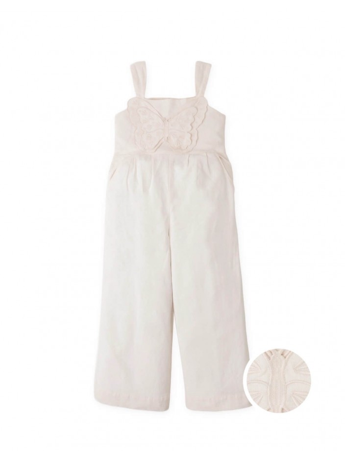 Mirabelle Jumpsuit with Butterfly Bodice Detail