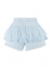 Elara Tiered Ruffle Shorts with Eyelet Embroidery