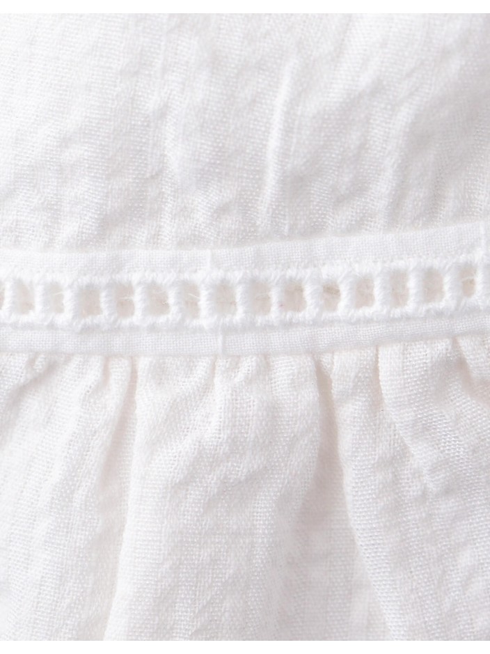 Malory Tiered Ruffle Skort with Lace Trim