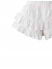 Malory Tiered Ruffle Skort with Lace Trim