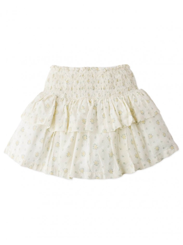 Ivana Floral Smocked Waist Skort