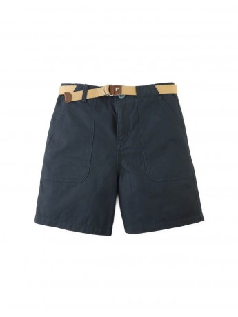 Ken Twill Patch Pocket Shorts with Belt