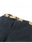 Ken Twill Patch Pocket Shorts with Belt