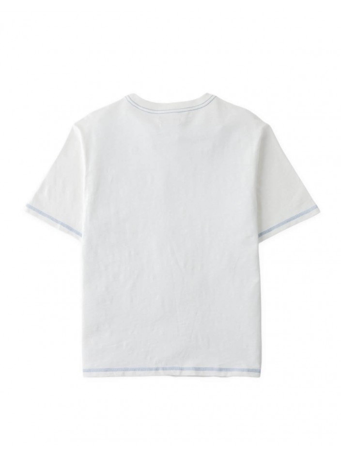 Hiro Patch Pocket Tee with Contrast Stitching
