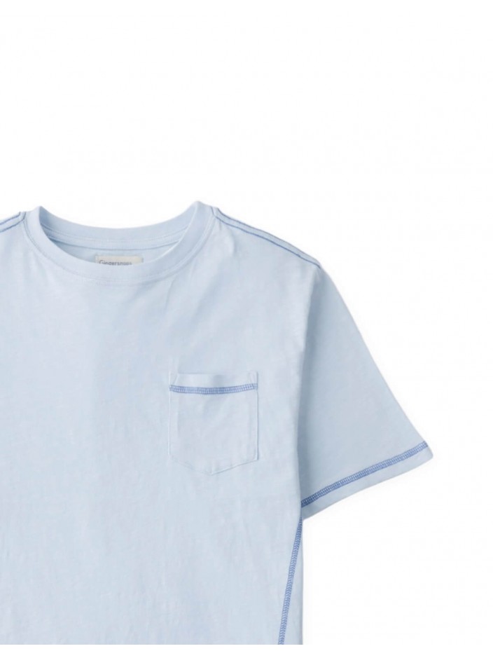 Hiro Patch Pocket Tee with Contrast Stitching