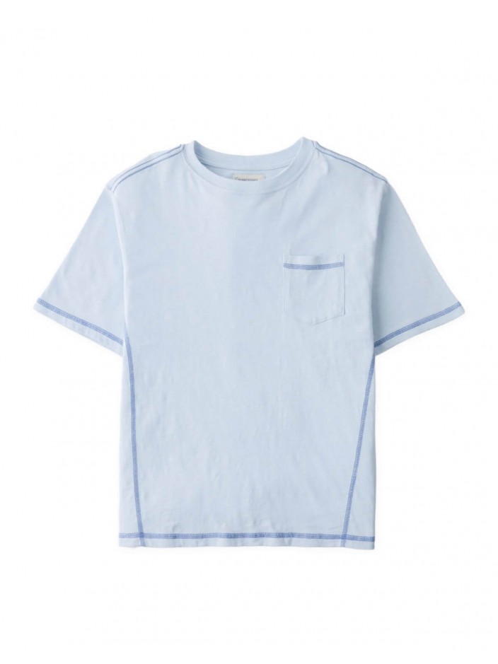 Hiro Patch Pocket Tee with Contrast Stitching