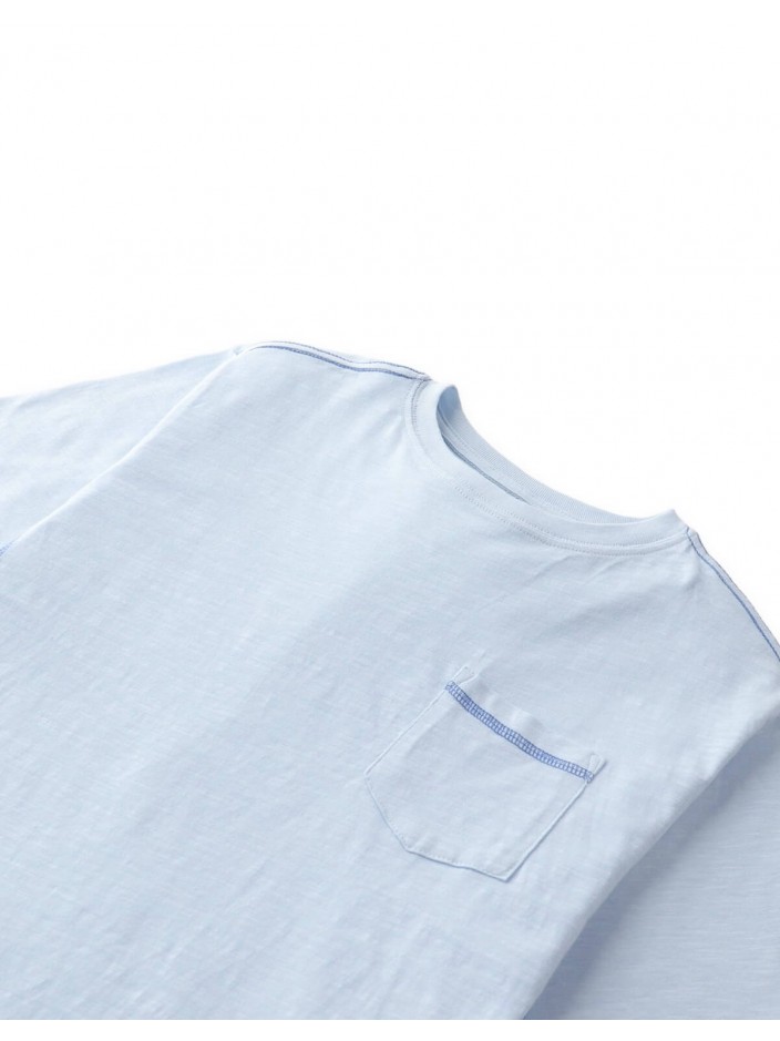 Hiro Patch Pocket Tee with Contrast Stitching