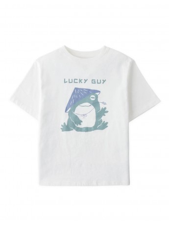 Jun Graphic Tee in Lucky Frog
