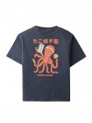 Jun Graphic Tee in Kanji Octopus