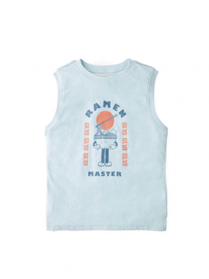 Miko Graphic Tank Top in Ramen Master