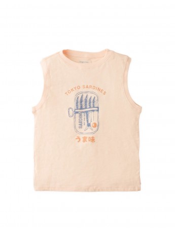 Miko Graphic Tank Top in Tokyo Sardines