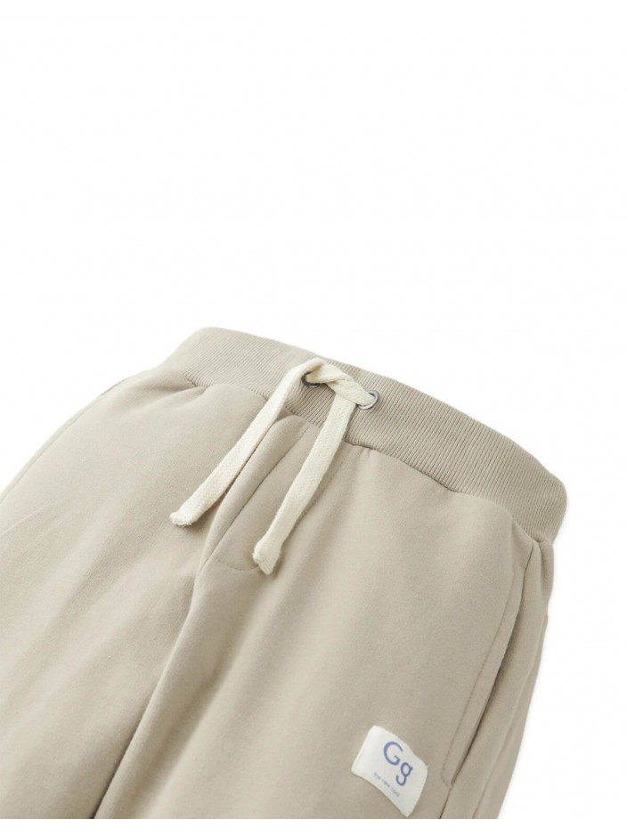 Jai Paneled Drawstring Joggers with Logo Patch