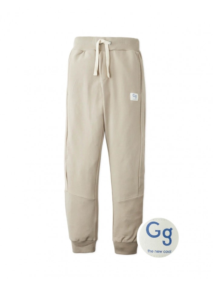 Jai Paneled Drawstring Joggers with Logo Patch