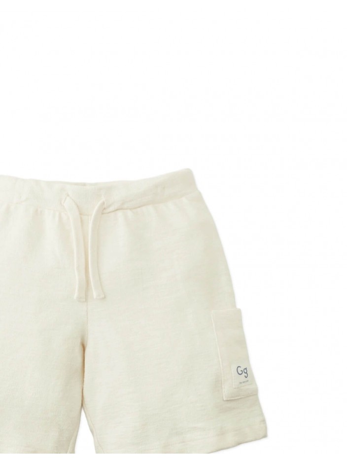 Noa Patch Pocket Drawstring Shorts with Logo Patch