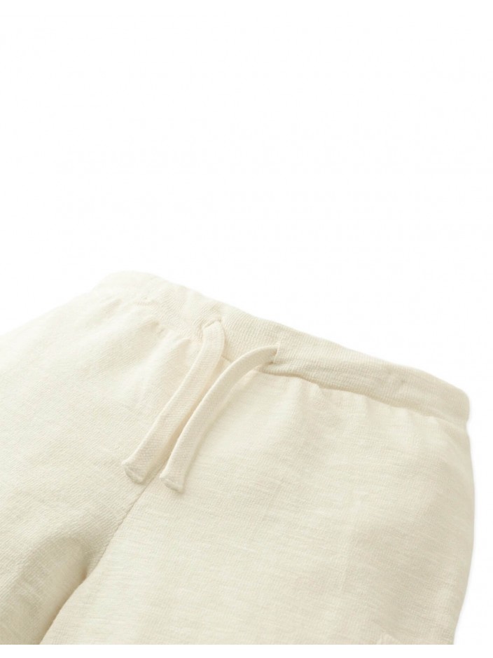 Noa Patch Pocket Drawstring Shorts with Logo Patch