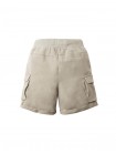 Makato Drawstring Cargo Shorts with Logo Patch