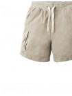 Makato Drawstring Cargo Shorts with Logo Patch