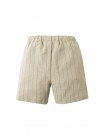 Senzo Stitched Stripe Drawstring Shorts with Logo Patch