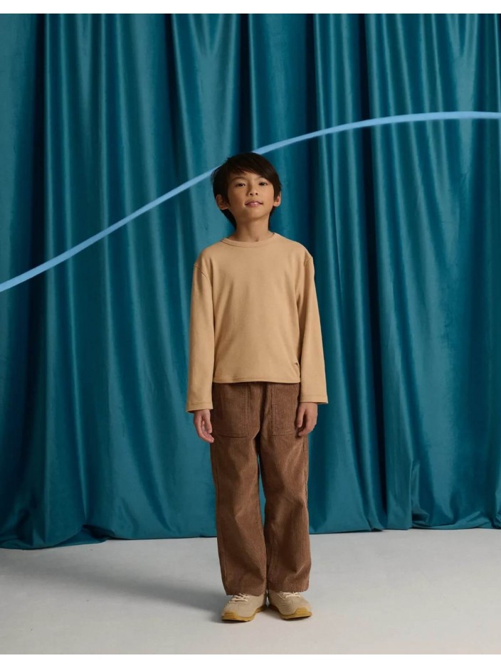 Dominic Pull-On Corduroy Pants with Patch Pockets