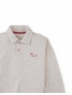 Stefano French Terry Polo Pullover with Chest Dachshund Embroidery
