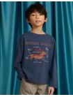 Myron Graphic Tee with Dachshund Diagram Illustration